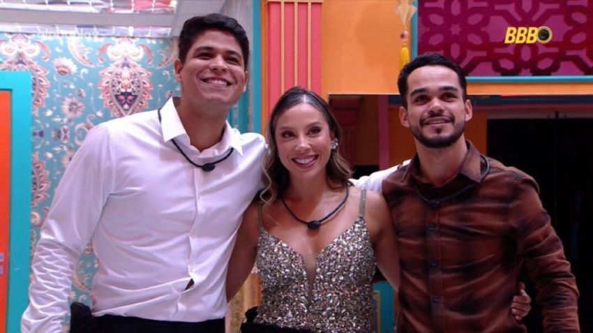 Guilherme Vilar, Renata Saldanha e João Pedro disputam prêmio milionário nesta terça-feira (22) • Reprodução/Globoplay