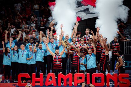 O Flamengo se sagrou campeão da Liga das Américas de Basquete pela terceira vez