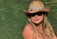Flávia Alessandra mostra tanquinho em viagem em família; veja fotos