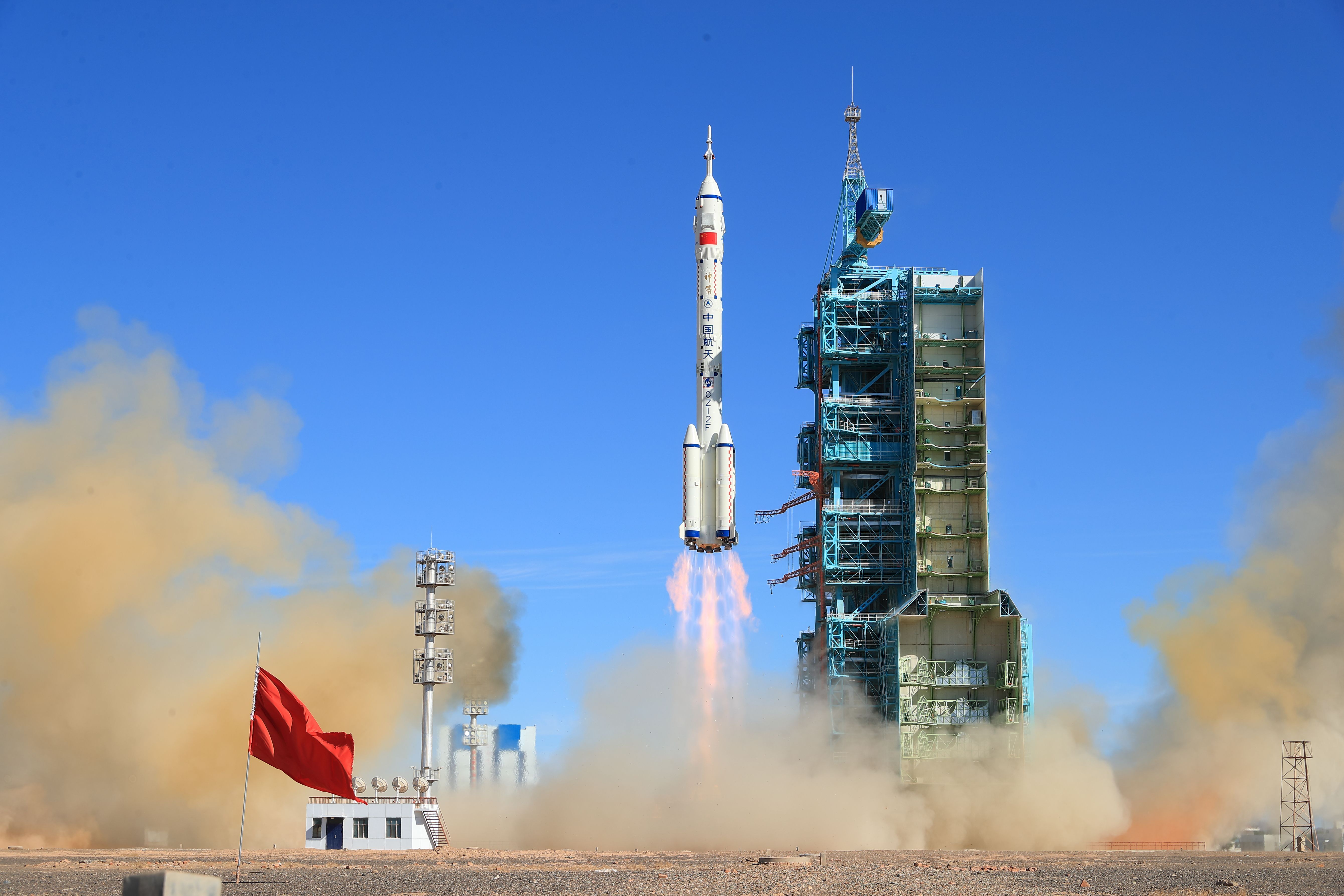 China Launches Astronauts To Space Station