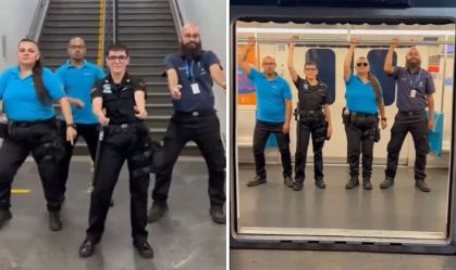 Funcionários de metrô no Rio recriam clipe de Lady Gaga