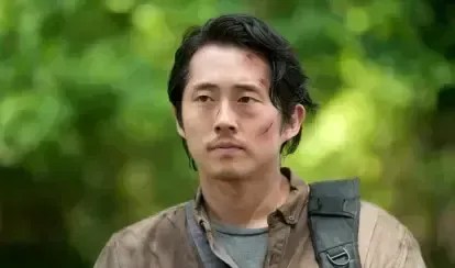 Steven Yeun como Glenn Rhee em "The Walking Dead" • Reprodução