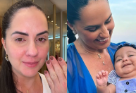 Graciele se emociona ao lembrar de jornada até engravidar: "Mexeu comigo"