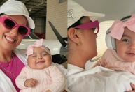 Graciele Lacerda encanta ao mostrar sorriso da filha com Zezé Di Camargo