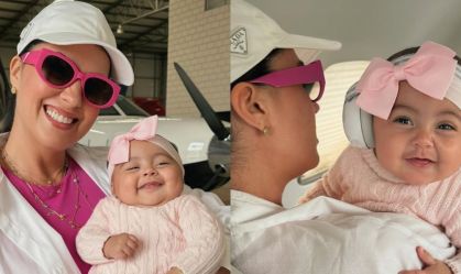 Graciele Lacerda encanta ao mostrar sorriso da filha com Zezé Di Camargo