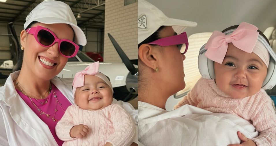 Graciele Lacerda encanta ao mostrar sorriso da filha com Zezé Di Camargo |  CNN Brasil