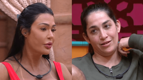 Visivelmente decepcionada, Daniele desabafou ao perceber a possível “traição” da musa fitness