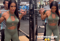 Gracyanne diz que está sofrendo para voltar aos treinos após BBB: "Pesado"