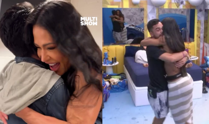 Gracyanne e gêmeos recriam dinâmica de congelamento no BBB25; veja vídeo
