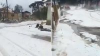 Região serrana de Santa Catarina tem chuva de granizo; veja imagens