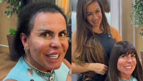 Gretchen mostra antes e depois de preparação para Power Couple Brasil