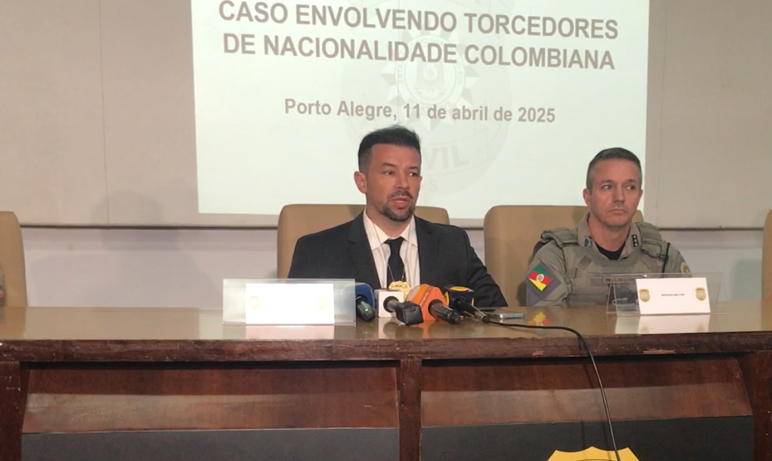 Imagem de destaque do post: Polícia prende colombiano suspeito de matar torcedor em Porto Alegre