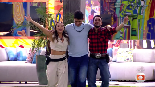 Renata, Guilherme e João Pedro são os finalistas do BBB25
