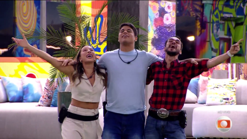 Renata, Guilherme e João Pedro são os finalistas do BBB25