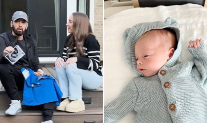 Nasce Elliot Marshall, primeiro neto de Eminem; veja fotos