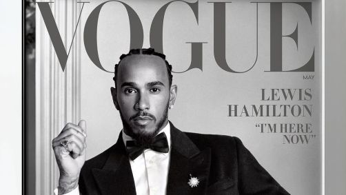 Lewis Hamilton foi capa da Revista Vogue nesta terça-feira (15), antes do Met Gala 2025