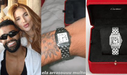 Virginia presenteia amigo com relógio de R$ 39 mil; veja detalhes