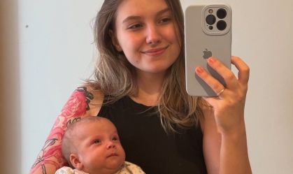 Isabel Veloso celebra 6 meses do filho: "Esplêndida arte de ser sua mãe"