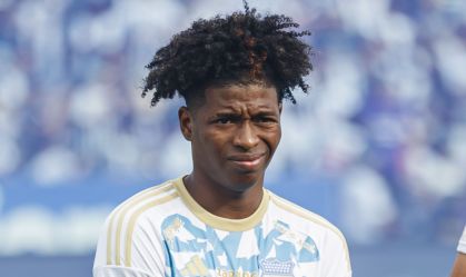 Jackson Rodríguez em jogo do Emelec
