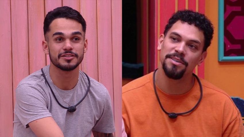 João Gabriel e Vinícius venceram quatro provas no BBB25 • Reprodução/Globo