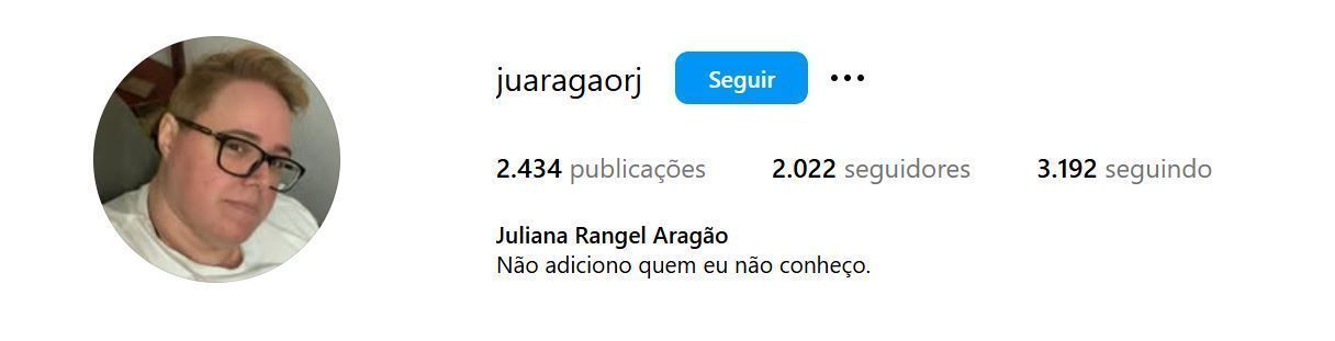 Juliana Rangel Aragão é a filha mais velha de Renato Aragão • Instagram/Juliana Rangel Aragão