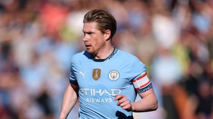 Kevin De Bruyne em ação pelo Manchester City