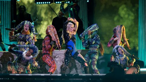 Lady Gaga canta no GNP Seguros Stadium na Cidade do México