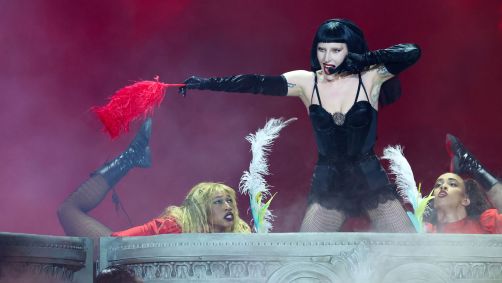 Lady Gaga canta no GNP Seguros Stadium na Cidade do México