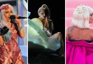 Vestido de carne, ovo e mais: veja looks inusitados de Lady Gaga