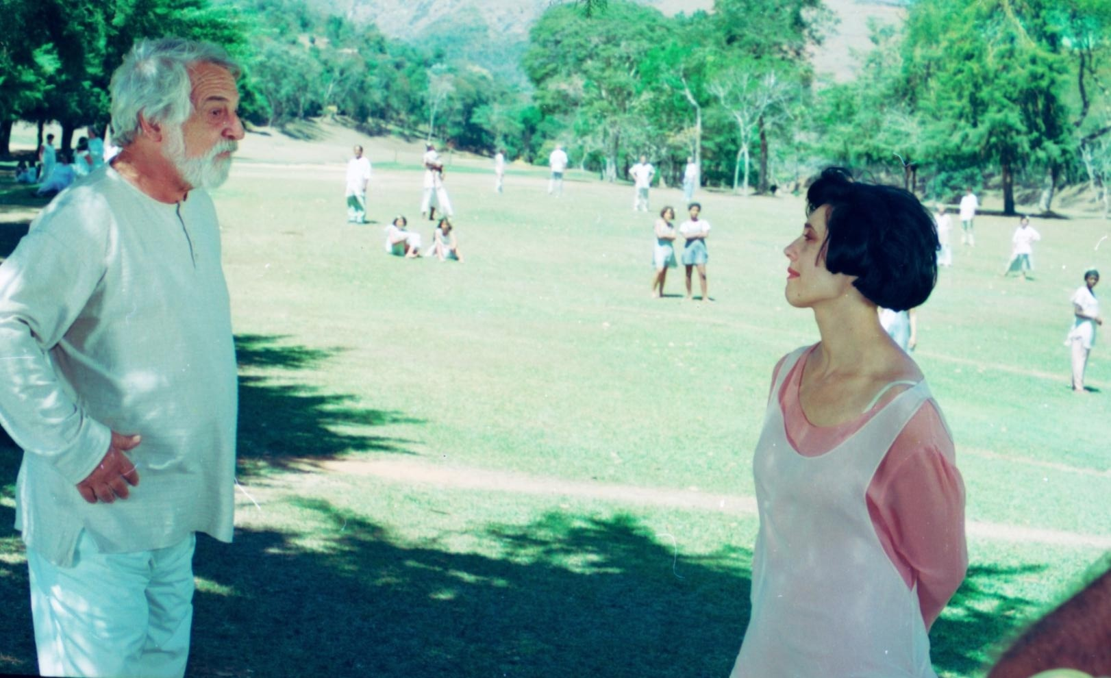 Lafayette Galvão e Christiane Torloni em "A Viagem", em 1994 • Globo/Arley Alves