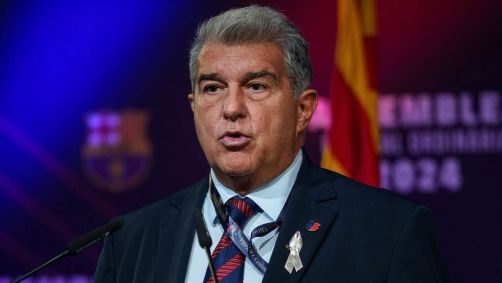 Joan Laporta, presidente do Barcelona