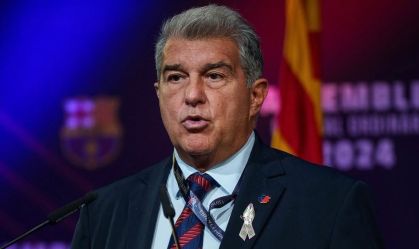 Joan Laporta, presidente do Barcelona