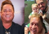 Leonardo posa com filho e neto, Zé Felipe e José Leonardo: "Zé + Zé"
