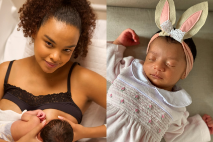 Lucy Ramos é mãe de Kyara