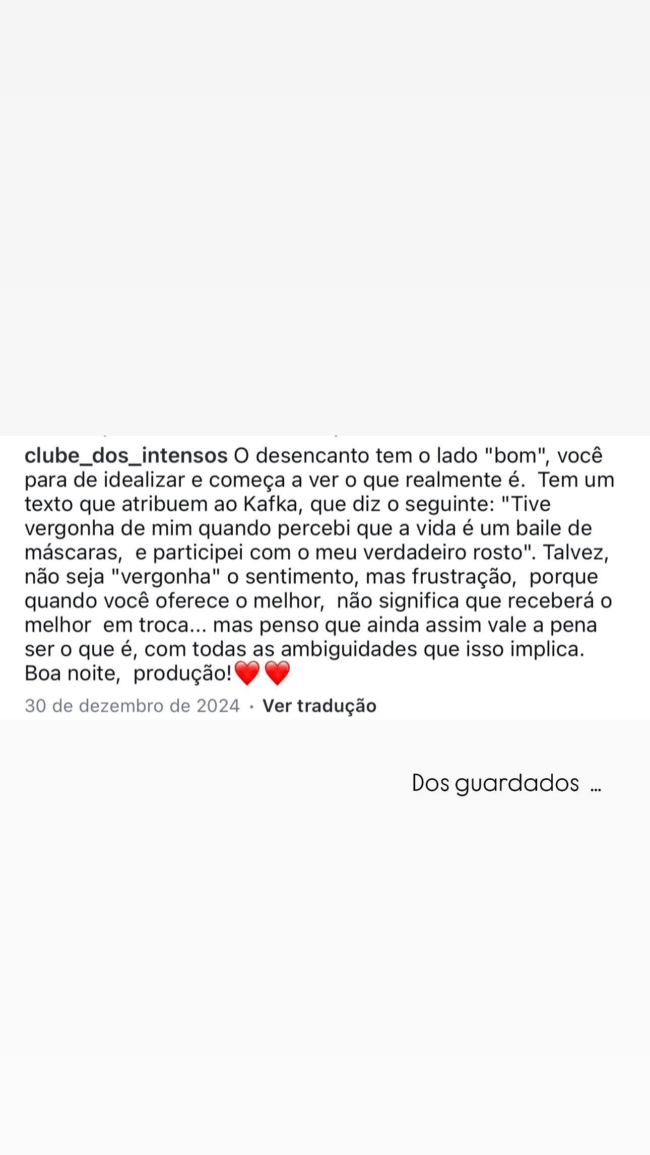 Ex-namorada de Cauã, Luiza Watson faz post enigmático • Instagram/Luiza Watson