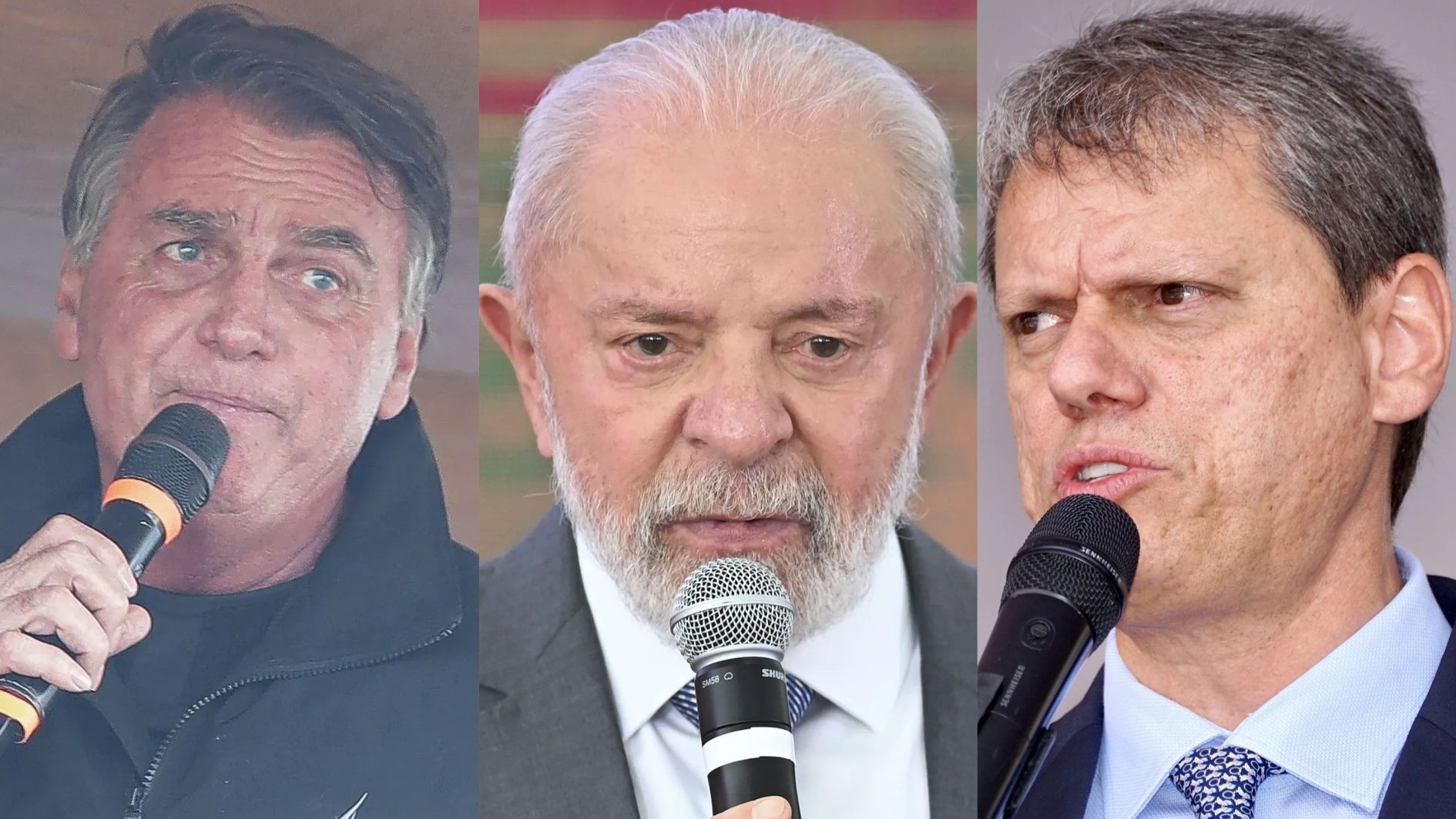 Imagem de destaque do post: Pesquisa: no RJ, Bolsonaro supera Lula em intenções de voto; Tarcísio, não