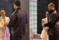 BBB25: Nos bastidores da final, Maike mostra encontro com mãe de Renata