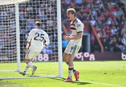 Höjlund empatou no fim para o Manchester United contra o Bournemouth