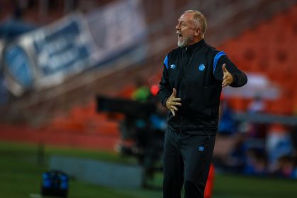 Mano Menezes em sua estreia pelo Grêmio