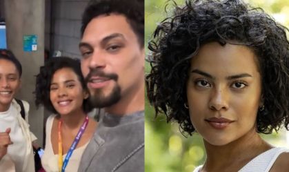 Fora do BBB25, Vinícius encontra Bella Campos: "Odiadinha do Brasil"