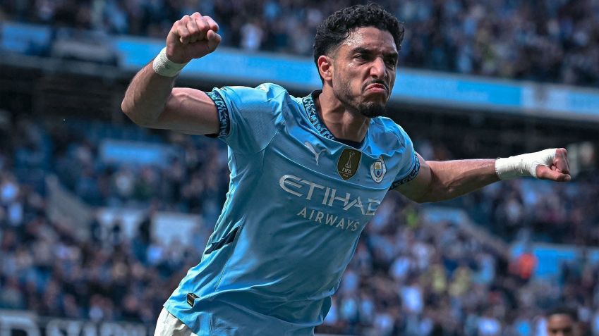 Marmoush marcou um dos gols do City na vitória contra o Palace • Foto: Divulgação/ @premierleague