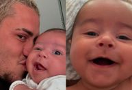 MC Daniel celebra 2 meses de vida do filho Rás