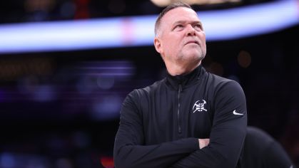 Michael Malone em jogo do Denver Nuggets