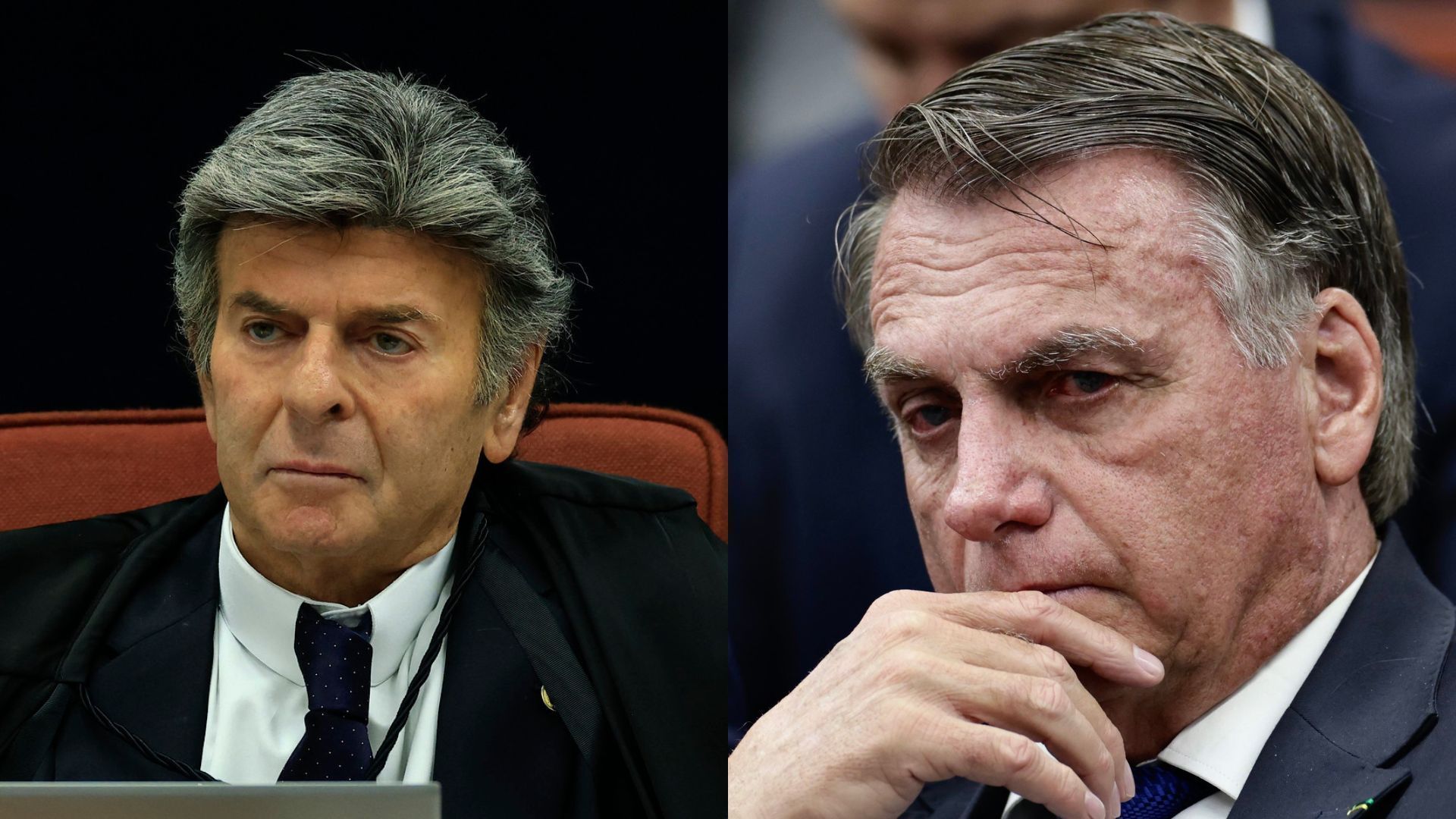 Luiz Fux e Jair Bolsonaro