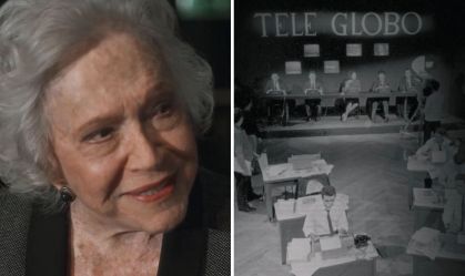 Nathalia Timberg se emociona ao recordar apresentação de telejornal