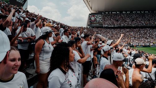 Torcedores na Neo Química Arena para Corinthians x Sport