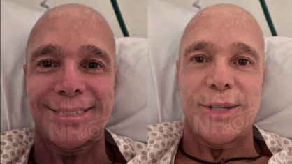 Netinho foi diagnosticado com um linfoma em fevereiro e está mostrando as etapas do tratamento aos seus seguidores