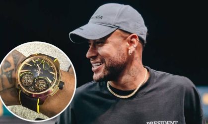 Neymar exibe relógio do Batman que vale mais de R$ 1,5 milhão; conheça