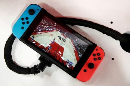 Console de videogame Nintendo Switch é fotografado na Paris Games Week em Paris, França, em 29 de outubro de 2019