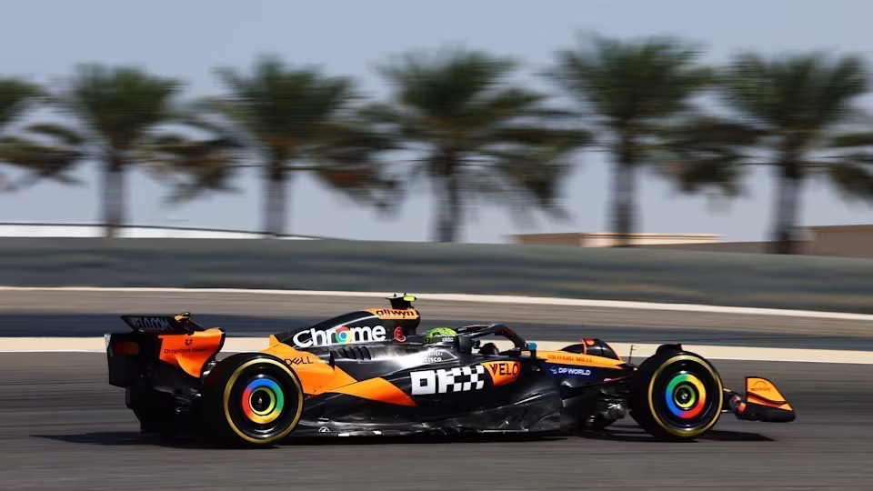 Norris liderou treino no Bahrein